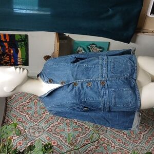 JM Collection Petite Cotton Jean Jacket, Size 12P